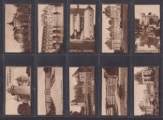 Cigarette cards, Wills (Overseas), Chateaux (set 50 cards) (gen vg)