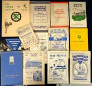 Football handbooks, booklets etc, selection of 13 items inc. 'Milestones 1911-1937' History &