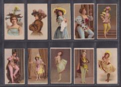 Cigarette cards, Anon, Beauties, 'GRACC' (set, 25 cards) (a few with slight marks, mostly gd)