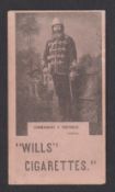Cigarette card, Wills, South African Personalities (Type set back, 'J.E. Middlebrook,