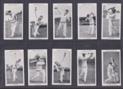 Trade cards, 2 sets, Morning Foods Test Cricketers (including Bradman) (gen vg), Sunday Empire