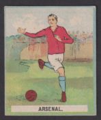 Trade card, Battock's, Football Teams, 'L' size, type card, Arsenal (gd) (1)