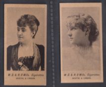 Cigarette cards, Wills, Beauties, Collotype (Wills Cigarettes), two cards, CRB 103, Fig. 2-111,