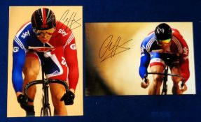 Olympics autographs, Chris Hoy, eleven times World Champion & six times Olympic Champion, two, 12