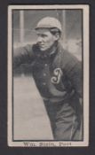 Cigarette card, USA, Mono Cigarettes, Baseball Series, T217, type card, Wm. Stein, Port, scarce (
