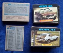 Trade cards, Topps Autos of 1977 (set 99 cards) including unmarked checklist (gen vg)