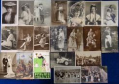 Postcards, Selection, inc. K & Q (6), Harry Payne Tucks Cavalry on Active Service, Social History,