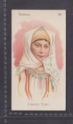 Cigarette cards, Wills National Costumes, type card no 18 Bosnia (gd)