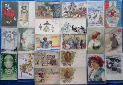 Postcards, a mixed foreign collection of over 155 cards, mostly European towns, villages, ethnic,