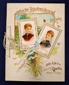Printed album, USA, Allen & Ginter World's Beauties 1st series (two tiny areas of damage on the word