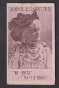 Cigarette card, Taddy, Actresses, Collotype, type card, Miss Minnie Palmer (slight marks to top