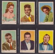 Trade cards, Maple Leaf style trade cards, Film / Entertainment Stars series T 55/99 including Frank