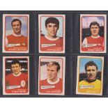 Trade cards, A&BC Gum, Footballers Yellow backs 1968 1st & 2nd series (Set 101 cards including 2