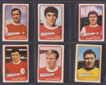 Trade cards, A&BC Gum, Footballers Yellow backs 1968 1st & 2nd series (Set 101 cards including 2
