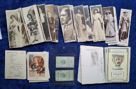 Cigarette / trade cards, RJ Lea Old English Pottery & Porcelain Postcard sized (set 24 cards, gd),