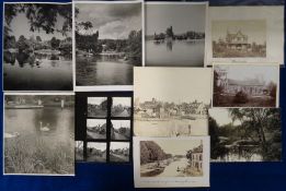 Photographs and Ephemera, 75+ early to mid 20thC Oxfordshire, Berkshire, Buckinghamshire and