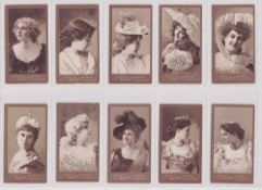 Cigarette cards, Archer's, Beauties 'CHOAB' (Brown) (set, 50 cards) (mostly vg)
