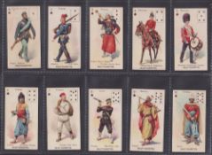 Cigarette cards, Wills, Soldiers of the World (P/C inset) (set, 52 cards) (vg)