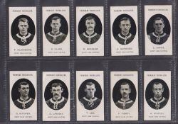 Cigarette cards, Taddy, Prominent Footballers (No Footnote), West Ham, 13 cards, Blackburn, D.