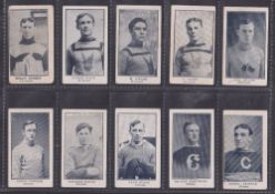 Cigarette cards, Canada, Anon (BAT), Lacrosse Series, 19 different Canadian Lacrosse player cards (