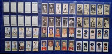 Cigarette & trade cards, 5 part sets, all sports related Churchman Famous Cricket Colours 23/25,