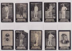 Cigarette cards, Ogden's, Tabs, General Interest, Item 97-2, Cricket (set, 21 cards) inc. C.B.