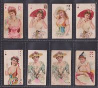 Cigarette cards, India, Star Tobacco Co, Beauties (P/C inset, backs headed 'Take-Me-Up Cigarettes'),