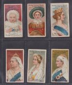 Cigarette cards, Salmon & Gluckstein Her Most Gracious Majesty Queen Victoria (set 6 cards) (fair/
