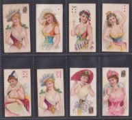 Cigarette cards, India, Star Tobacco Co, Beauties (P/C inset, backs headed 'Take-Me-Up Cigarettes'),