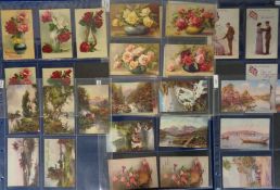 Postcards, Tucks, approx. 700 cards to include Japanese, landscapes, English and Continental,