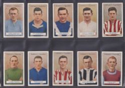 Cigarette cards, Gallaher Footballers Red backs 1-50 & 51-100 (set 100 cards) including Dixie Dean
