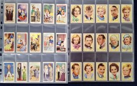 Cigarette cards, 2 sets, Gallaher Signed Portraits of Famous Stars, Ogden's Shots from the Films (