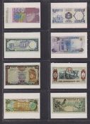 Trade cards, Monty Gum, 3 sets; World Money (100 cards), ET (100 cards), TV Hits (100 cards) (gen