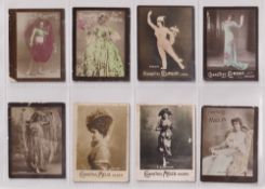 Cigarette cards, 64 North African glamour actress / beauty cards, mostly photographic, many hand