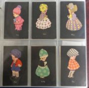 Postcards, Children, a collection of 190+ illustrated cards of children by Chloe Preston (131) and