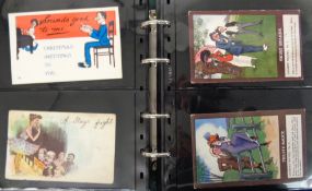 Postcards, Comic, a modern album of 95+ cards to include GAS, GE Shepheard, G Fyfe Christie,