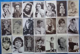 Postcards, Cinema, a collection of 50+ cinema star cards of child actors inc. 22 of Shirley