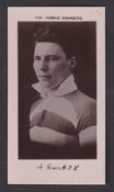 Cigarette card, R. Binns, Halifax Town Footballers, type card, A. Evans (vg) (1)