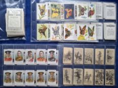 Cigarette cards, 3 sets & 1 part set; sets BAT Modern Beauties XL sized 1st series, Lea War