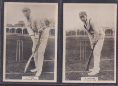 Cigarette cards, Phillips, Cricketers (Premium issue), four cards, all Australian Team, nos 7C C.