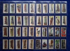 Cigarette cards, 8 sets Railway related; Churchman (2, Empire Railways, Landmarks Railway Progress),