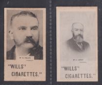 Cigarette cards, Wills, South African Personalities (Scroll back), two cards, Mr E. Lippert,