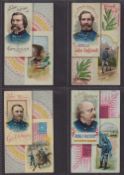 Cigarette cards, USA, Duke's, Histories of Generals, 'X' size, four cards, Gen'l. John Sedgwick,