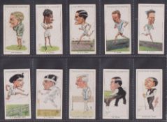 Cigarette cards, Churchman's, Men of the Moment in Sport (set, 50 cards) inc. Walter Hagen, Jack
