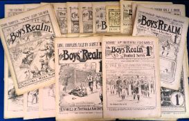 Boys' Newspapers, a collection of 60+ issues, The Boys' Realm Newspaper, 39 original issues of the