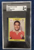 Trade card, Panini Calciatori 1968/69 Eusebio Benfica, professionally graded 3 by SGC (Valida back)