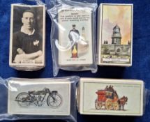 Cigarette cards, Wills Overseas issues, 5 sets assumed complete (not checked); Motor Cycles (NZ),