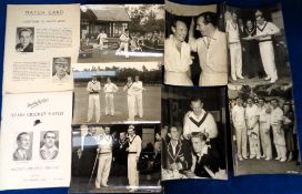 Cricket / Entertainment, a programme from the Stars Cricket Match held at Oxton Cricket Ground, 18th