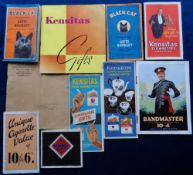 Ephemera, a collection of cigarette related gift booklets and leaflets, all with a selection of