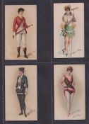 Cigarette cards, USA, Buchner, Morning Glory Maidens in Gay Attire Engaged in Games & Trades, 'X'